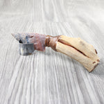Grapevine Wood Handle Stone Blade Ornamental Knife #0055    Mountain Man Knife