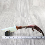 Turkey Foot Handle Opalite Blade Ornamental Knife #1156     Mountain Man Knife