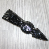 1 Obsidian Ornamental Tomahawk Head  #0664    Axe Hatchet Ax