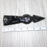1 Obsidian Ornamental Tomahawk Head  #0664    Axe Hatchet Ax
