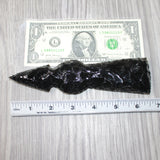 1 Obsidian Ornamental Tomahawk Head  #0664    Axe Hatchet Ax