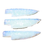 3 Opalite Ornamental Knife Blades  #1764    Mountain Man Knife