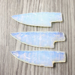 3 Small Opalite Ornamental Knife Blades  #4256    Mountain Man Knife