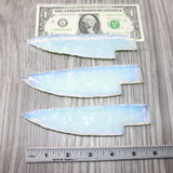 3 Opalite Ornamental Knife Blades  #1764    Mountain Man Knife