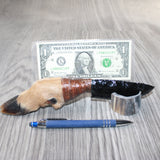 Deer Foot Handle Obsidian Blade Ornamental Knife #1964  Mountain Man Knife