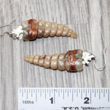 Rattlesnake Rattle Earrings  #4964  Mountain Man Earrings