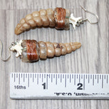Rattlesnake Rattle Earrings  #4964  Mountain Man Earrings