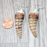 Rattlesnake Rattle Earrings  #4964  Mountain Man Earrings
