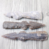 3 Stone Ornamental Tomahawk Heads #6856    Ax Axe Hatchet