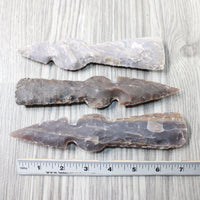 3 Stone Ornamental Tomahawk Heads #6856    Ax Axe Hatchet