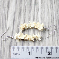 Rattlesnake Vertebrae  Earrings  #4956  Mountain Man Earrings