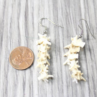 Rattlesnake Vertebrae  Earrings  #4956  Mountain Man Earrings