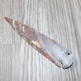 1 Stone Ornamental Spearhead  #5164     Agate Jasper Arrowheads