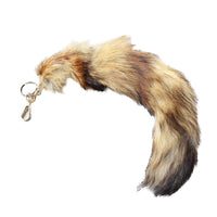 1 Red Fox Tail Key Ring #1656  Taxidermy Keychain Tassel Bag Tag