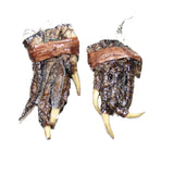 Alligator Feet  Earrings  #6364  Mountain Man Earrings
