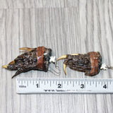 Alligator Feet  Earrings  #6364  Mountain Man Earrings