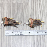Alligator Feet  Earrings  #6364  Mountain Man Earrings