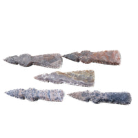 5 Stone Ornamental Tomahawk Heads  #1656    Axe Hatchet Ax
