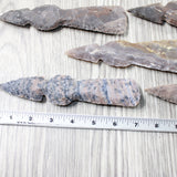 5 Stone Ornamental Tomahawk Heads  #1656    Axe Hatchet Ax