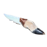 Deer Foot Handle Opalite Blade Ornamental Knife #7364     Mountain Man Knife