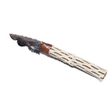 Cholla Cactus Wood Handle Stone Blade Ornamental Knife #4564    Mountain Man Knife