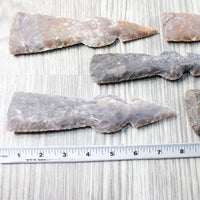 5 Stone Ornamental Tomahawk Heads  #8956    Axe Hatchet Ax