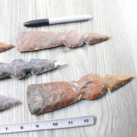 5 Stone Ornamental Tomahawk Heads  #8956    Axe Hatchet Ax