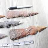 5 Stone Ornamental Tomahawk Heads  #8956    Axe Hatchet Ax