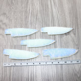5 Opalite Ornamental Knife Blades  #2564    Mountain Man Knife