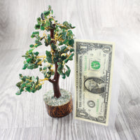 1 Aventurine Chip Tree About 9 Inches Tall #0956