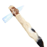 Deer Foot Handle Opalite Head Ornamental Tomahawk #4956    Mountain Man Knife Axe Hatchet