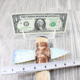 Deer Foot Handle Opalite Head Ornamental Tomahawk #4956    Mountain Man Knife Axe Hatchet