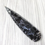 1 Obsidian Ornamental Spearhead  #5956     Arrowhead