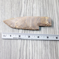 1 Stone Ornamental Knife Blade  #4056     Mountain Man Knife