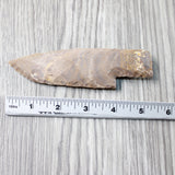 1 Stone Ornamental Knife Blade  #4056     Mountain Man Knife