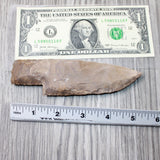 1 Stone Ornamental Knife Blade  #4056     Mountain Man Knife