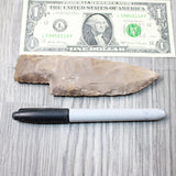 1 Stone Ornamental Knife Blade  #4056     Mountain Man Knife