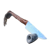 Turkey Foot Handle Opalite Blade Ornamental Knife #1864     Mountain Man Knife