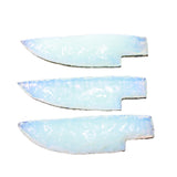3 Opalite Ornamental Knife Blades  #3864    Mountain Man Knife