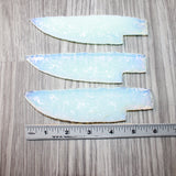 3 Opalite Ornamental Knife Blades  #3864    Mountain Man Knife