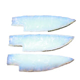 3 Opalite Ornamental Knife Blades  #4964    Mountain Man Knife