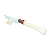Deer Bone Handle Opalite Blade Ornamental Knife #4064     Mountain Man Knife