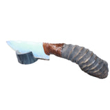 Springbok Horn Handle Opalite Blade Ornamental Knife #1064     Mountain Man Knife