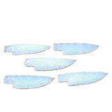 5 Opalite Ornamental Knife Blades  #3065    Mountain Man Knife