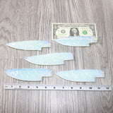 5 Opalite Ornamental Knife Blades  #3065    Mountain Man Knife