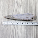 1 Stone Ornamental Spearhead  #0556     Agate Jasper Arrowheads