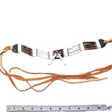 1 Bone Hairpipe Bead Choker  #365        Mountain Man Jewelry