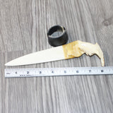 Beaver Jaw Handle Bone Blade Ornamental Knife #033765    Mountain Man Knife