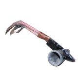 Turkey Foot Handle Obsidian Blade Ornamental Knife #2765  Mountain Man Knife