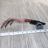 Turkey Foot Handle Obsidian Blade Ornamental Knife #2765  Mountain Man Knife